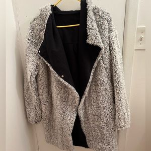 Lululemon oversized fleece coat